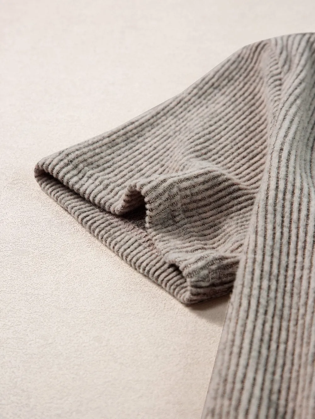 Basic Ribbed V-Neck Top
