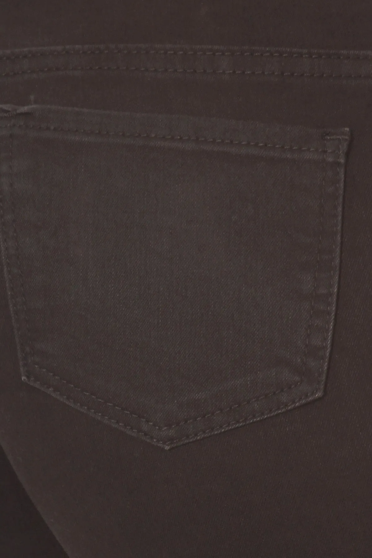 Black Denim Low Rise Jeans With Slashes