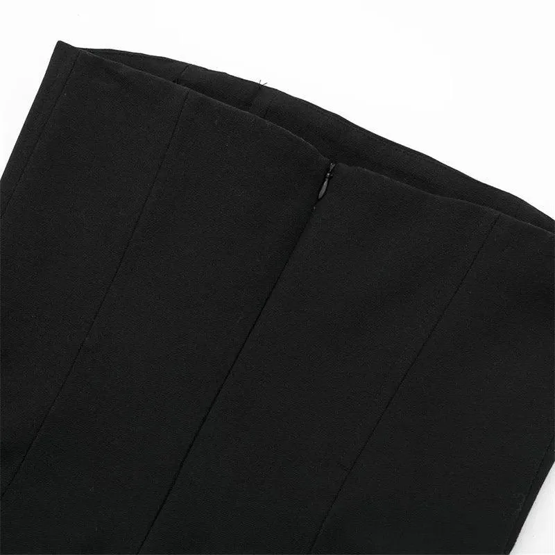 Black Tube Jumpsuit