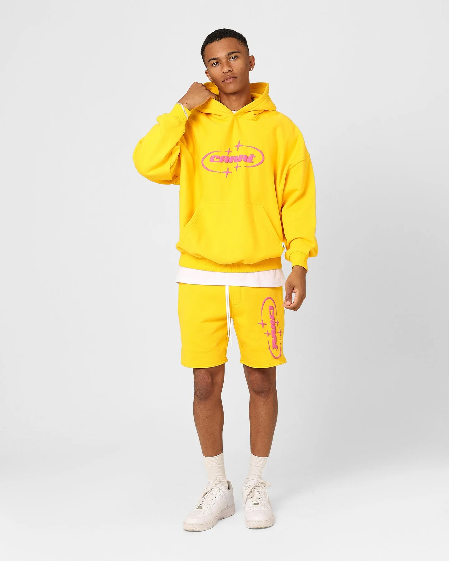 Carre 2K Oversized Hoodie Yellow