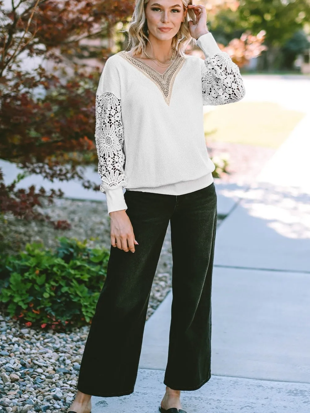 Casual Butterfly Print Long Sleeve T-Shirt