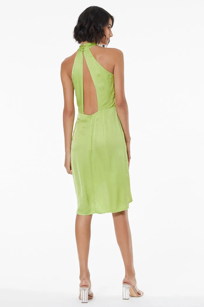 Cora Cocktail Dress // Algae Green ~ NO RETURNS