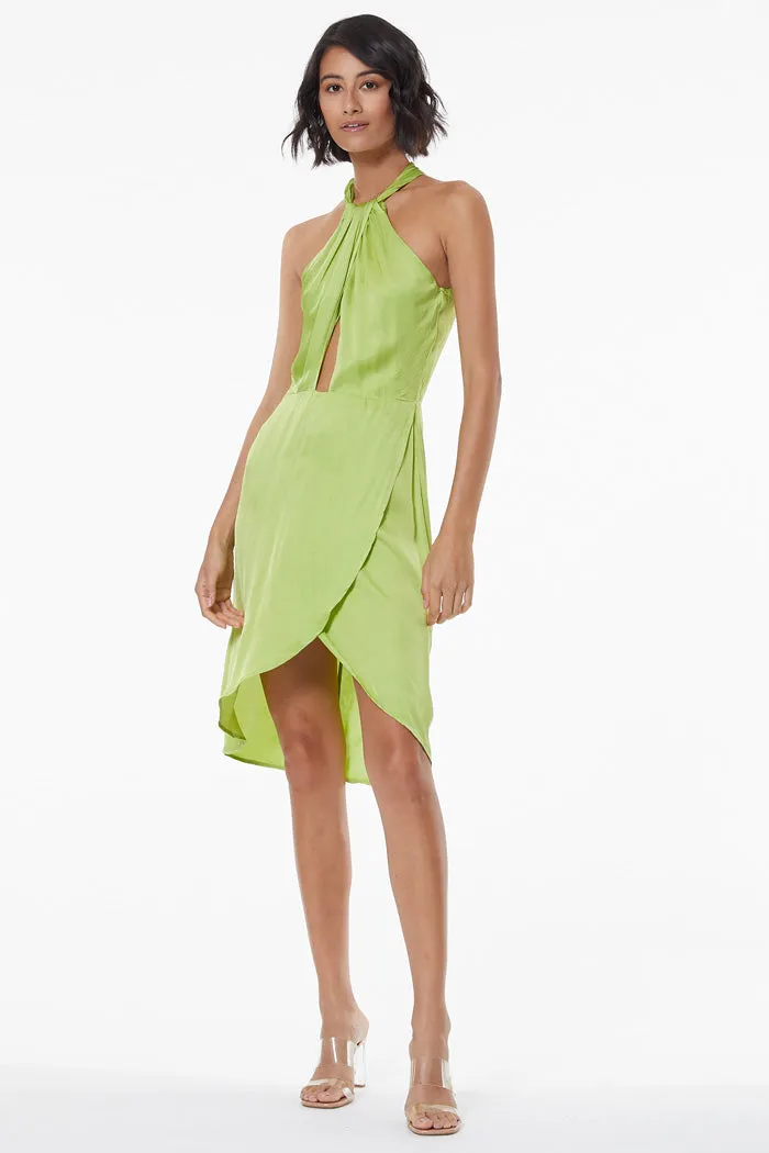 Cora Cocktail Dress // Algae Green ~ NO RETURNS