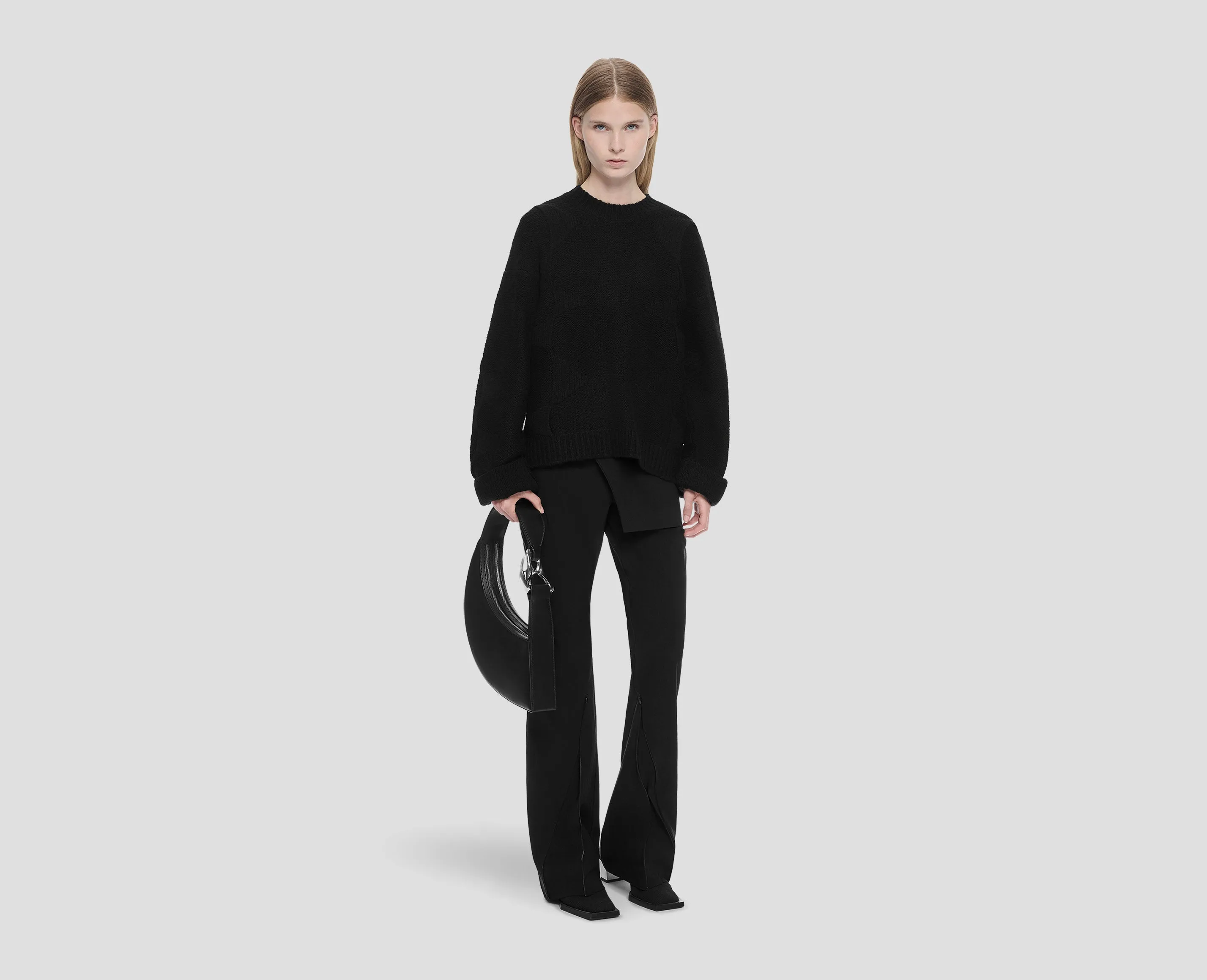 CROPPED SPIRAL KNIT