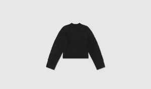 CROPPED SPIRAL KNIT