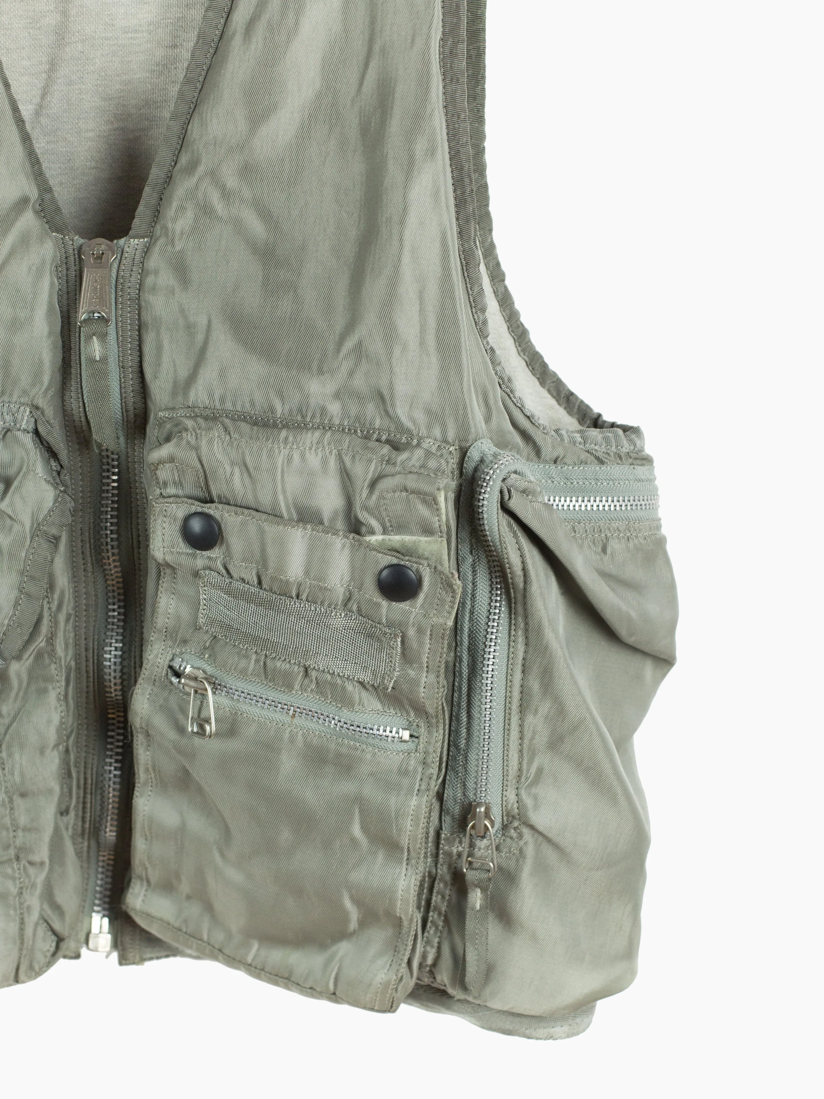 Dézert 90s Grey Nylon Fishing Vest