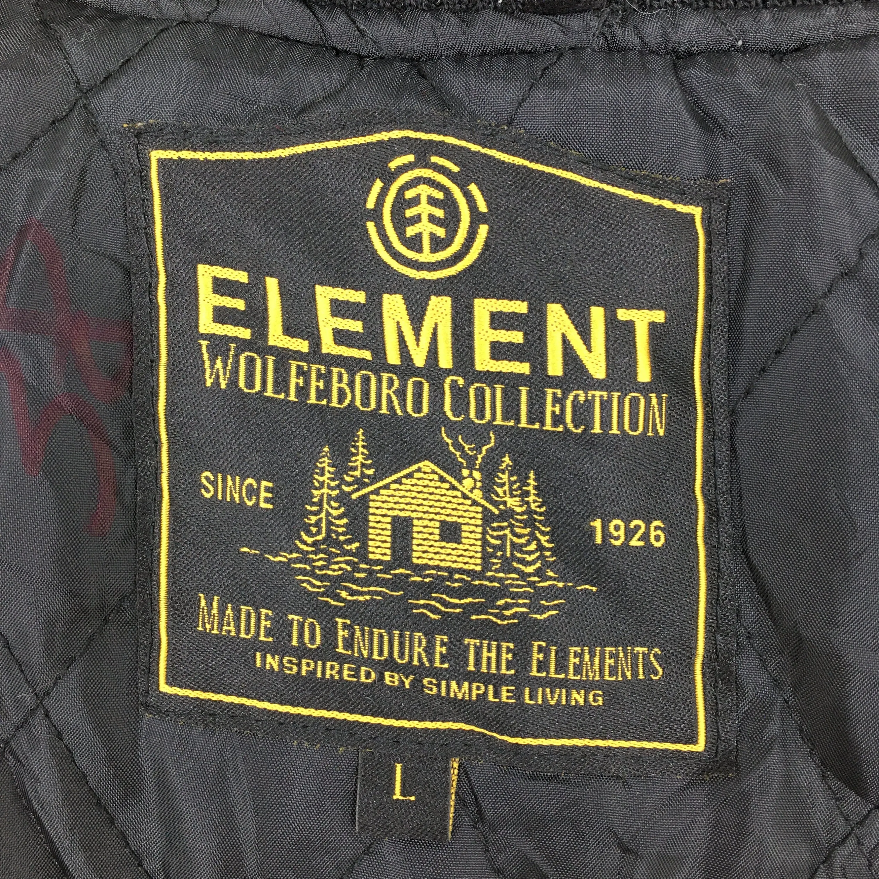 Element Wolfeboro Collection Wool Varsity Jacket Large
