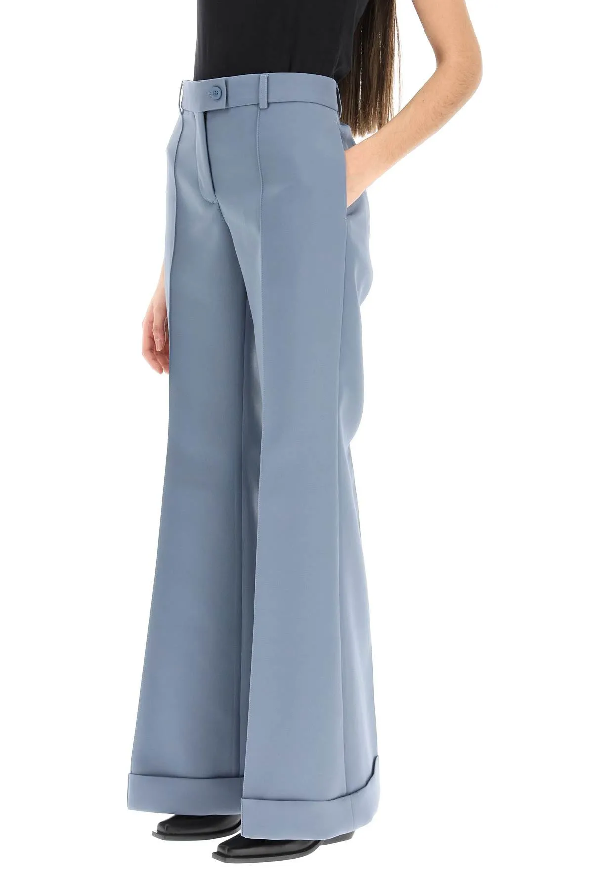 flared tailored pants
