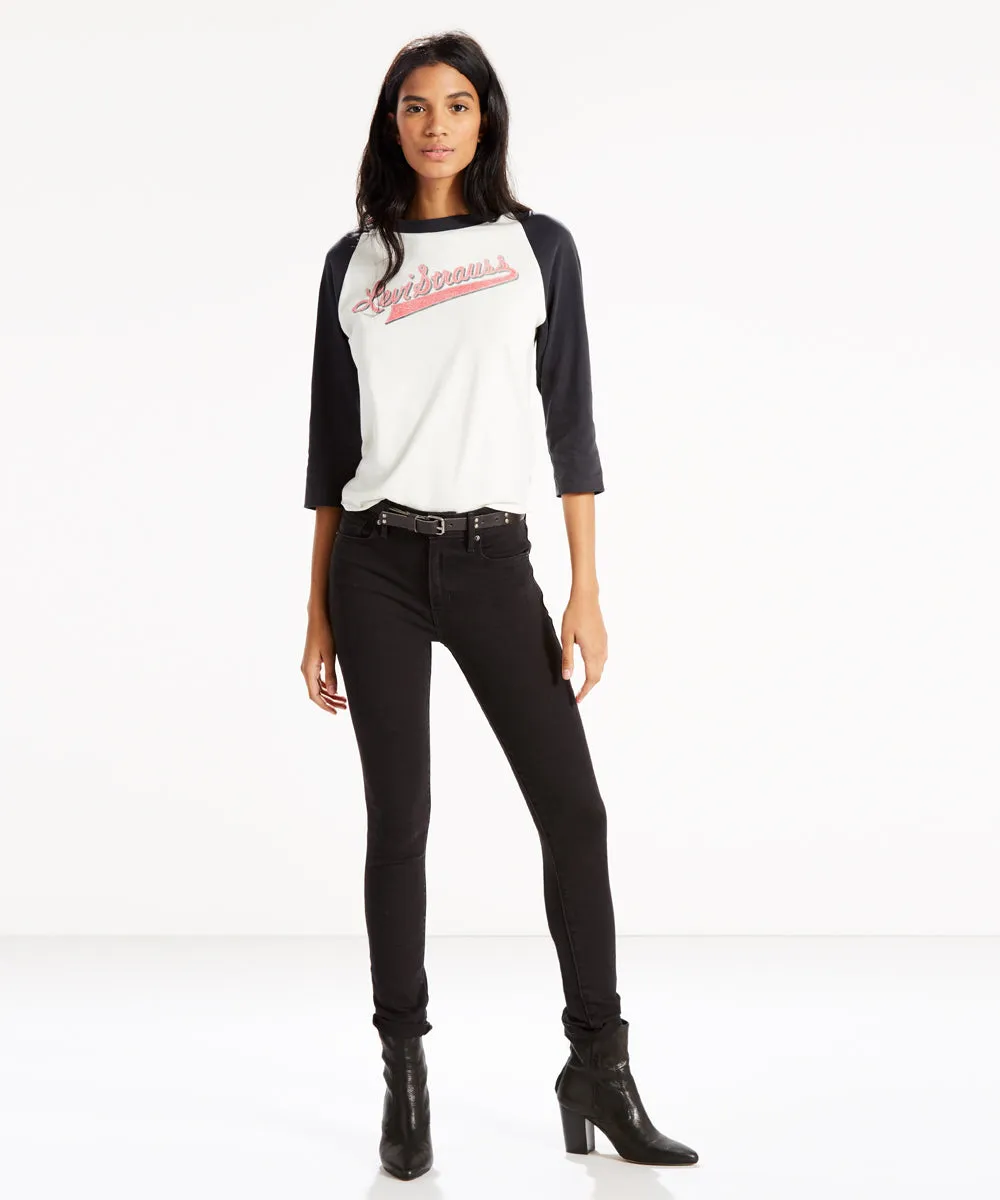Levi’s Women’s 721 High Rise Skinny Jeans - Soft Black