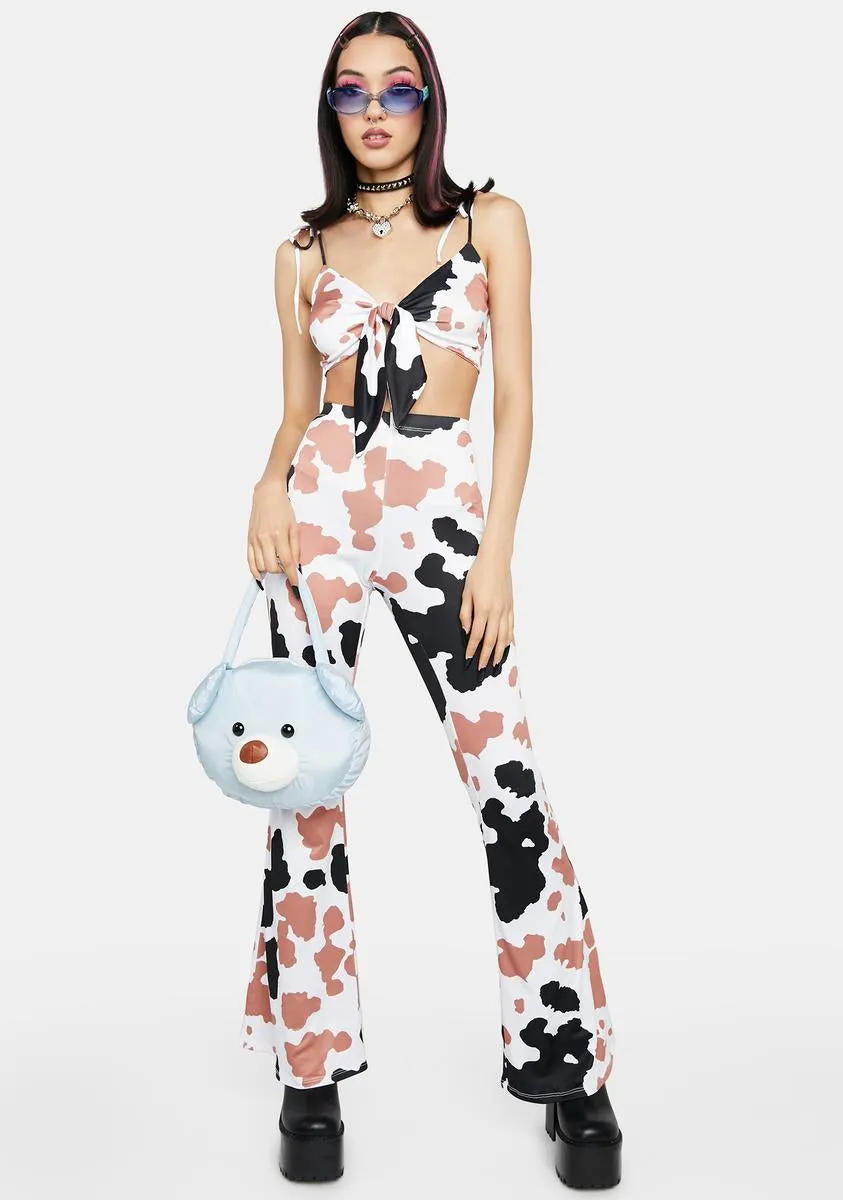 Mocha Have Your Mooment Flare Pants