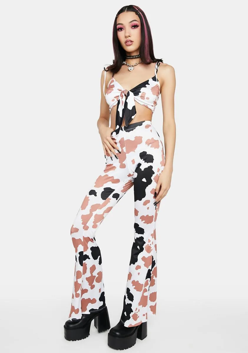 Mocha Have Your Mooment Flare Pants