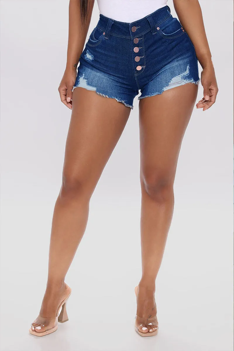 PM0276 Stretch Denim Shorts