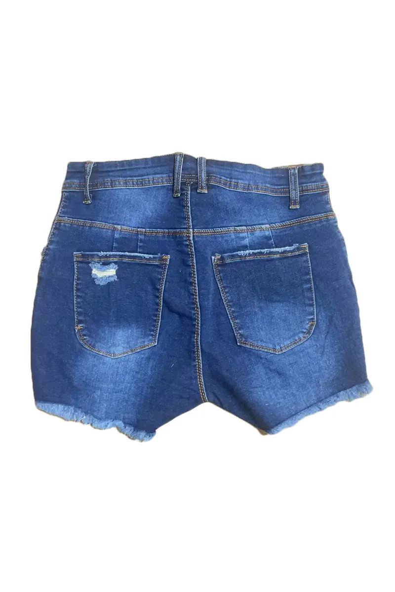 PM0276 Stretch Denim Shorts