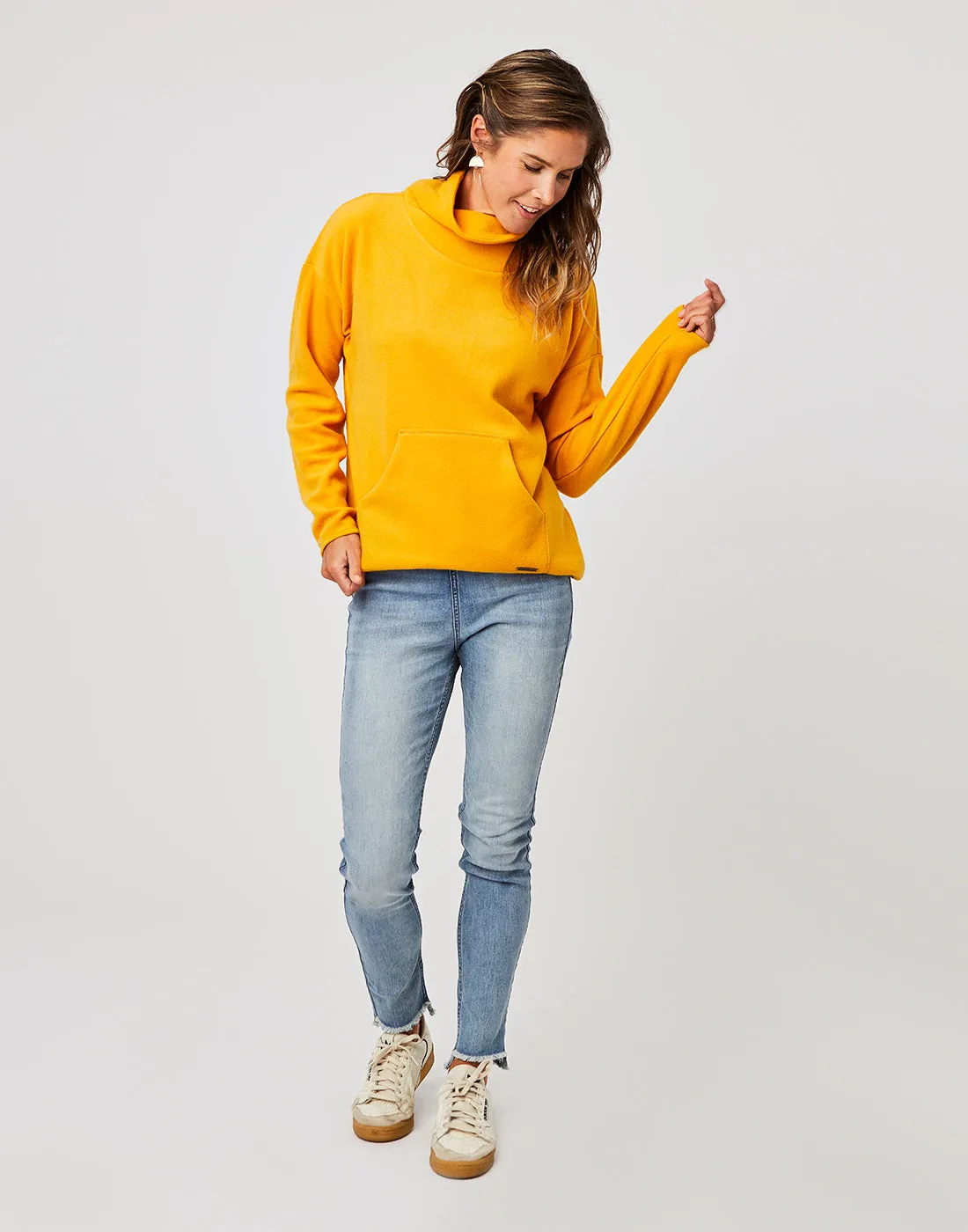 Rowayton Cowl Neck : Sunflower