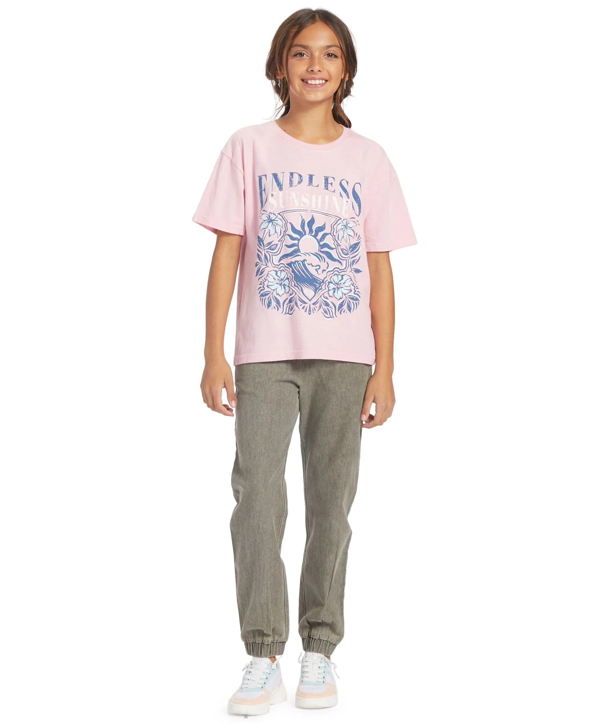 Roxy Endless Sunshine Tee-Candy Pink