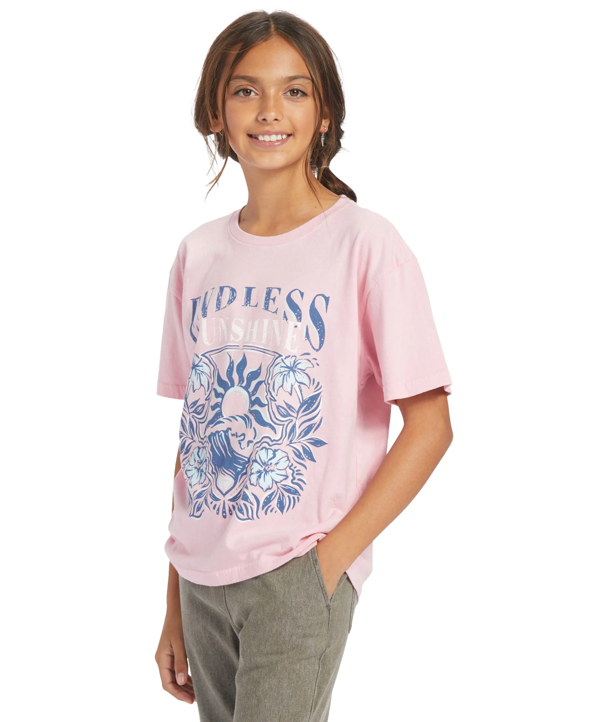 Roxy Endless Sunshine Tee-Candy Pink