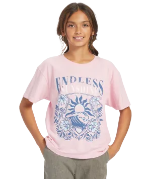 Roxy Endless Sunshine Tee-Candy Pink