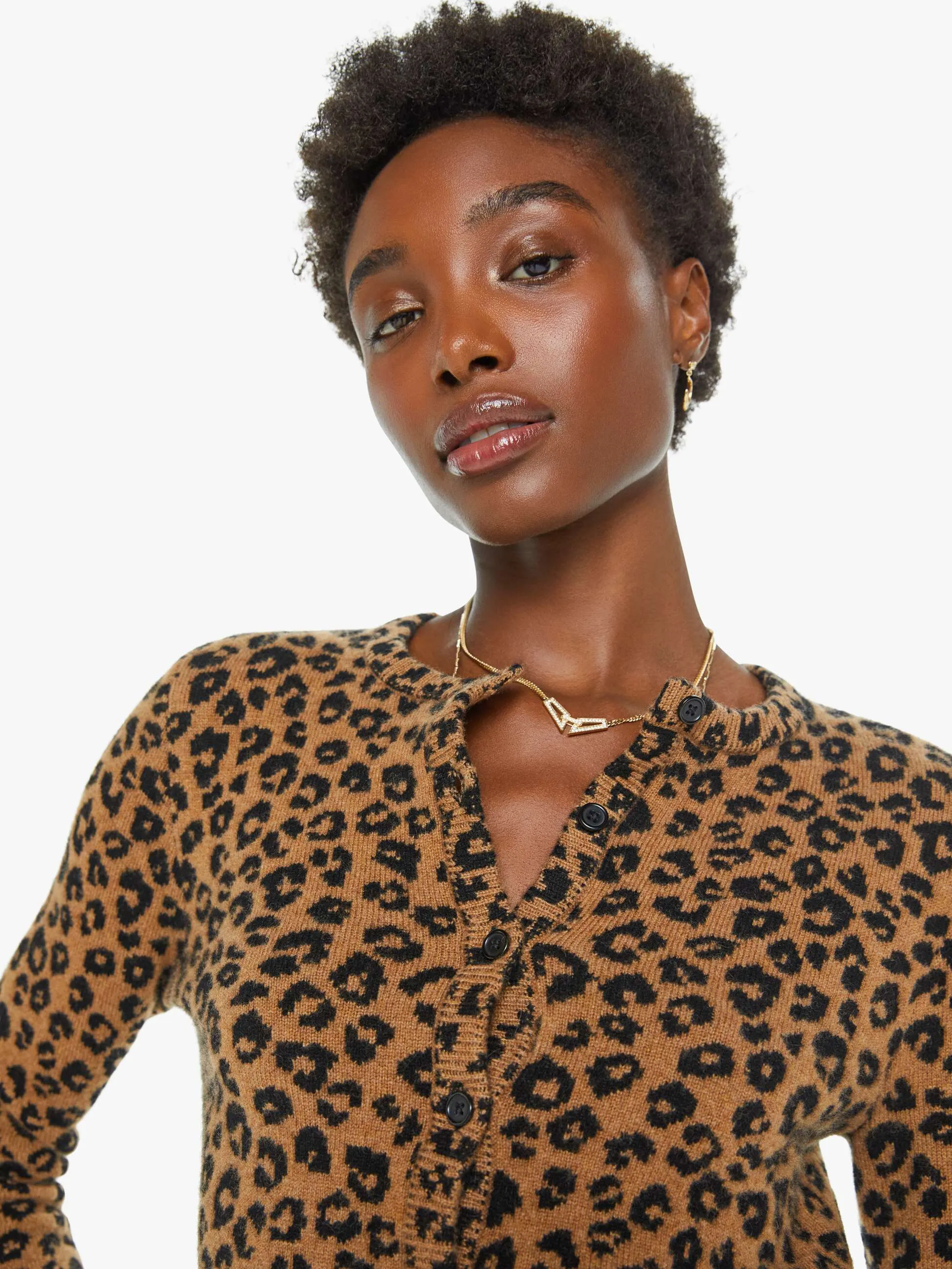 SPRWMN Baby Cardigan - Leopard